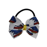 AFL Adelaide Crows Bella Hair Bow Clip, Sports Hair Bow, Sports Team Accessories , Hair Tie