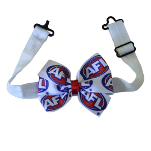 AFL Adjustable Bella Bow Tie Sports Pinkberry Kisses Men Boys Party Wedding Game Pinkberry Kisses