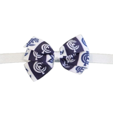 AFL Carlton Football Club Bella Hair Bow Clip, Sports Hair Bow, Sports Team Accessories , Soft Baby Headband Sports Hair Accessories 