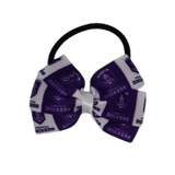 AFL Fremantle Dockers Bella Hair Bow Clip Sports Hair Bow, Sports Team Accessories Hair Bow Bella Hair Tie Pinkberry Kisses