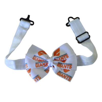 AFL Greater Western Sydney Giants (GWS)  Adjustable Bella Bow Tie Sports Pinkberry Kisses Men Boys Party Wedding Game Pinkberry Kisses