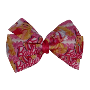 Bella Hair Bow - Barbie out shopping - 7cm Toddler Girl Non Slip Hair Clip Pinkberry Kisses Hair Bow Hair Tue Accessories 