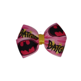 Cherish Hair Bow - Batgirl Baby Toddler Girl Non Slip Hair Clip Hair Tie Hair Accessories Pinkberry Kisses