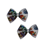 Cherish Hair Bow - Skylanders Baby Toddler Girl Non Slip Hair Clip Hair Tie Hair Accessories Pinkberry Kisses Pair 