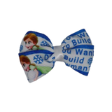 Cherish Hair Bow - Frozen Who wants to build a snowman Baby Toddler Girl Non Slip Hair Clip Hair Tie Hair Accessories Pinkberry Kisses