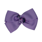 Cherish Hair Bow - Light Orchid Hair Bow with a My Little Pony Twilight Sparkle Badge- 9cm Girls Hair Accessories - non slip hair clips hair bow Pinkberry Kisses