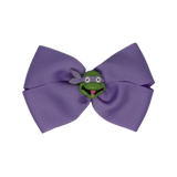 Cherish Hair Bow - Light Orchid Hair Bow with Ninja Turtle Donatello - 9cm Girls Hair Accessories - non slip hair clips hair bow Pinkberry Kisses