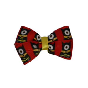 Cherish Hair Bow - Minion Batman Baby Toddler Girl Non Slip Hair Clip Hair Tie Hair Accessories Pinkberry Kisses