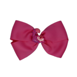 Cherish Hair Bow - Pink Hair Bow with Tomy - Alice in Wonderland - 9cm Girls Hair Accessories - non slip hair clips hair bow Pinkberry Kisses