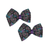 Cherish Hair Bow - Skull Baby Toddler Girl Non Slip Hair Clip Hair Tie Hair Accessories Pinkberry Kisses Pair 