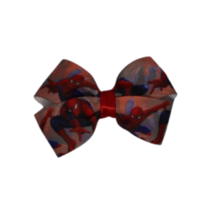 Cherish Hair Bow - Spiderman Baby Toddler Girl Non Slip Hair Clip Hair Tie Hair Accessories Pinkberry Kisses