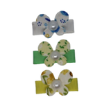 Baby Non Slip Hair Clip - Floral Butterfly 3pc Set Baby Toddler Hair Accessories Hair Clip Set Pinkberry Kisses Blue, Yellows