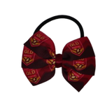 NRL State of Origin hair bow clip - QLD Maroons NRL Sports teams Hair Bows Hair Tie Hair Bow Sports Hair Accessories