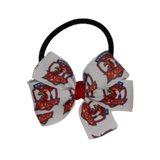 NRL Sydney Roosters Bella Hair Bow Hair Tie Rugby Hair Accessories Pinkberry Kisses NRL