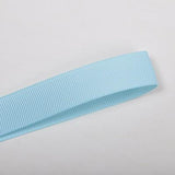 16mm (5/8) Plain Grosgrain Ribbon by the meter Pinkberry Kisses Light Blue