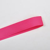 Shocking Pink 22mm (7/8) Plain Grosgrain Ribbon by the meter Pinkberry Kisses