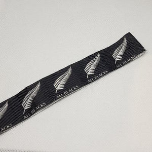 22mm (7/8) All Blacks Printed Grosgrain Ribbon by the meter