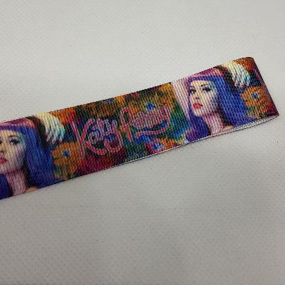 22mm (7/8) Katy Perry Printed Grosgrain Ribbon by the meter