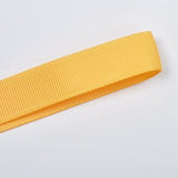 9mm (3/8) Plain Grosgrain Ribbon by the meter  Daffodil Yellow 