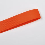 9mm (3/8) Plain Grosgrain Ribbon by the meter  Autumn Orange 