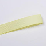 Baby Maize 9mm (3/8) Plain Grosgrain Ribbon by the meter