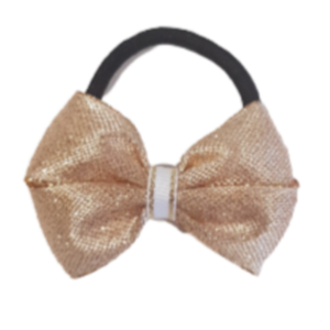Cherish Hair Bow - Golden Glitz- Hair Accessories for Girl Baby Children Pinkberry Kisses