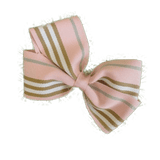 Cherish Hair Bow - Striped - Hair Accessories for Girl Baby Children Pinkberry Kisses Non Slip Hair Clip  - Sharon