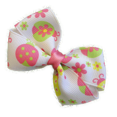 Cherish Hair Bow - Spring Delight Non Slip hair Clip Hair Accessories for Baby Toddler Girl Pinkberry Kisses 