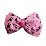 Hair accessories for girls - bella hair bow ladybird pink Hair accessories for girls Hair accessories for baby Toddler Hair Bow - Pinkberry Kisses