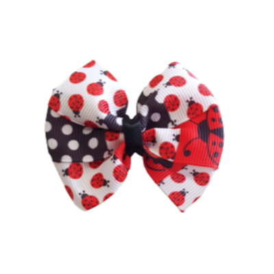 Hair accessories for girls - bella hair bow lady bug kisses Hair accessories for girls Hair accessories for baby - Pinkberry Kisses 