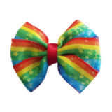 Hair accessories for girls - bella hair bow rainbow kisses Hair accessories for girls Hair accessories for baby - Pinkberry Kisses 