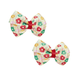 Hair accessories for girls - bella hair bow flowers of spring Hair accessories for girls Hair accessories for baby - Pinkberry Kisses pair Non Slip Hair Bow 