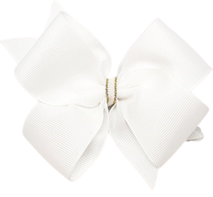 Hair bows for adults timeless collection - white