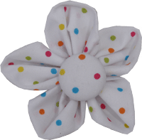 Kanzashi fabric flower - Devon