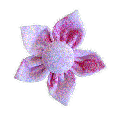 Kanzashi fabric flower - Jorja