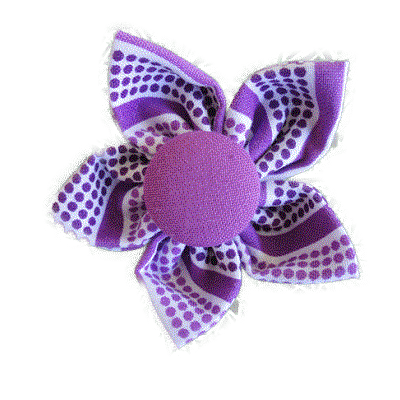 Kanzashi fabric flower - Maddi