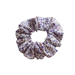 Liberty of London - Purple Floral Scrunchie Hair Accessories Pinkberry Kisses
