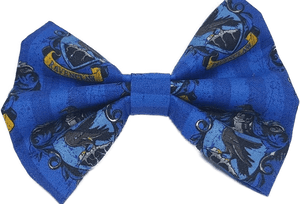 Rockabilly pin up fabric hair bow - harry potter ravenclaw