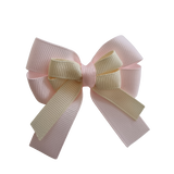 amore bow double layer colour school uniform hair clip school hair accessories hair bow baby girl pinkberry kisses Light Pink amore bow double layer colour school uniform hair clip school hair accessories hair bow baby girl pinkberry kisses Light Pink Cream