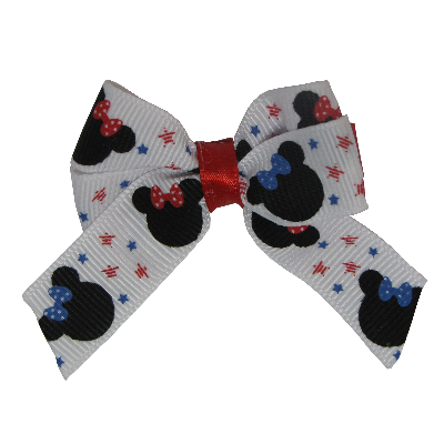 Amore Hair Bow - Minnie Mouse Pinkberry Kisses Hair Accessories Baby Hair Bow 