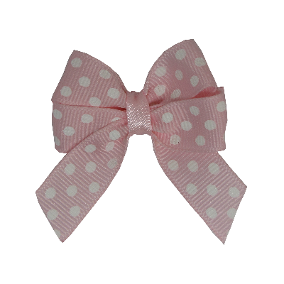 Amore Hair Bow - Pink Spot Hair accessories for girls Hair Accessories for Babies Hair Bow for Babies Hair bow for Toddler Non Slip Hair Bow Pinkberry Kisses