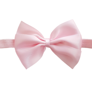 babies and toddler soft Bow headband - Bella Hair bow satin Hot Pink Pinkberry Kisses Baby Headband Soft Headband