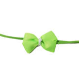 Baby and toddler soft elastic cherish bow headband Lime Green