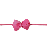 Baby and toddler soft elastic cherish bow headband Pink