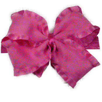 Baby and Toddler Soft Headband - Hot pink ruffle bow