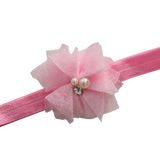 Baby and Toddler Headband - Tulle Flower (5 Colours) Baby Headbands toddlers headband soft baby headband headband for newborn