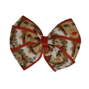 Bella Hair Bow - Taylor Swift - 7cm Hair accessories for girls Hair accessories for baby toddler non slip hair clip  - Pinkberry Kisses