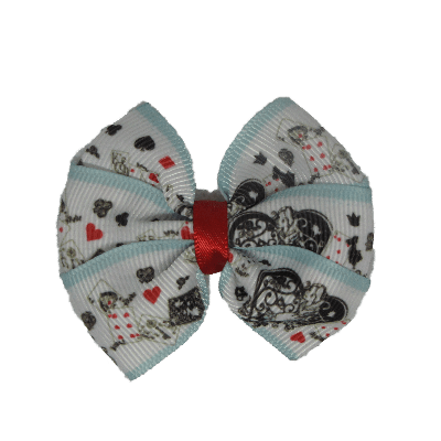 Bella Hair Bow - Alice in Wonderland Non Slip Hair Clip Hair Accessories Toddler Baby Child Pinkberry Kisses