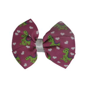 Hair accessories for girls Hair accessories for baby - Bella Hair Bow - Dinosaur Love Pinkberry Kisses