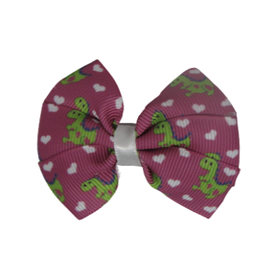 Hair accessories for girls Hair accessories for baby - Bella Hair Bow - Dinosaur Love Pinkberry Kisses